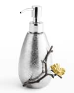 Image 2 of 4: Michael Aram Butterfly Ginkgo Soap Dispenser