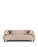 Image 3 of 4: Old Hickory Tannery Paloma Double Sofa, 93"