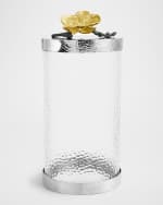 Image 1 of 4: Michael Aram Gold Orchid 11.5" Large Canister
