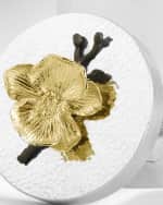 Image 4 of 6: Michael Aram Gold Orchid Small Canister