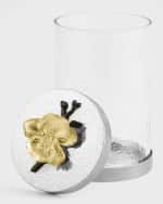Image 3 of 6: Michael Aram Gold Orchid Medium Canister