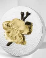 Image 4 of 6: Michael Aram Gold Orchid Medium Canister