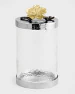 Image 1 of 6: Michael Aram Gold Orchid Medium Canister