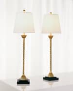 Gold buffet lamps set of 2 hot sale
