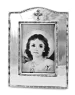 Image 1 of 2: Beatriz Ball Vertical Baby Cross Frame, 4" x 6"
