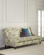 Image 3 of 3: Old Hickory Tannery Tamika Floral Sofa, 88.5"