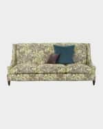 Image 1 of 3: Old Hickory Tannery Tamika Floral Sofa, 88.5"