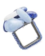 Image 1 of 2: Kim Seybert Sea Stone Napkin Ring