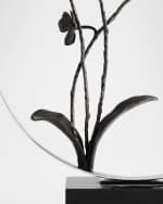 Image 4 of 4: Michael Aram Black Orchid Moon Gate Sculpture