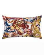 Image 1 of 2: Elaine Smith Graffiti Lumbar Sunbrella Pillow