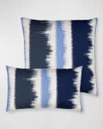 Image 5 of 7: Elaine Smith Murmur Sunbrella Pillow, Dark Blue