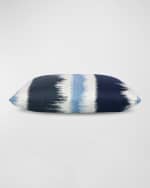 Image 7 of 7: Elaine Smith Murmur Sunbrella Pillow, Dark Blue