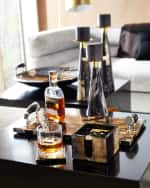 Image 2 of 3: LADORADA Horn Veneer Coasters, Set of 6