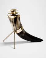 Image 3 of 3: LADORADA Solitaire Horn Candleholder
