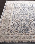 Image 3 of 3: Lauren Ralph Lauren Warwick Navy Power-Loomed Rug, 2' x 8'