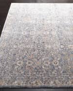 Image 3 of 3: Lauren Ralph Lauren Belvoir Light Blue Power-Loomed Rug, 2' x 8'