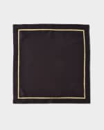 Image 1 of 2: Nomi K Gold Braided Trim Napkin