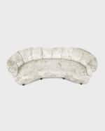 Image 3 of 3: Haute House Lizette Channeled Tufted Sofa 121"
