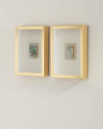 Image 2 of 4: Neiman Marcus Crystal in Gold Foil Decor