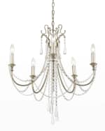 Image 2 of 3: Crystorama Arcadia 5-Light Chandelier