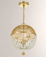 Image 1 of 3: Crystorama Duval 3-Light Chandelier