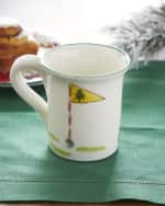 Image 2 of 2: Vietri Old St. Nick Golfing Mug