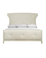 Image 2 of 4: Bernhardt East Hampton Button Tufted King Bed