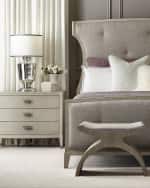 Image 1 of 4: Bernhardt East Hampton Button Tufted King Bed