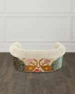 Image 3 of 5: Haute House Dorina Peacock Pet Bed