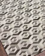 Image 2 of 5: Clovis Hair in Hide Rug, 5' x 8'