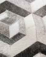Image 4 of 5: Clovis Hair in Hide Rug, 5' x 8'