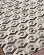 Image 2 of 4: Clovis Hair in Hide Rug, 9' x 12'