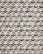 Image 3 of 4: Clovis Hair in Hide Rug, 9' x 12'