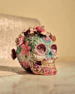 Image 2 of 3: Jay Strongwater Catrina Skull with Roses
