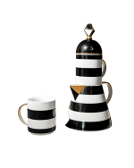 Image 2 of 3: Vista Alegre Pharos Teapot & 2 Mug Set