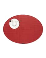 Image 2 of 2: Chilewich Basketweave Oval Placemat