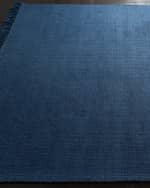 Image 2 of 2: Lauren Ralph Lauren Amalie Navy Hand-Woven Flat Weave Rug, 3' x 8'