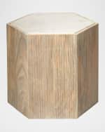 Image 1 of 3: Jamie Young Large Argon Hexagon Side Table