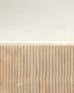 Image 2 of 3: Jamie Young Small Argon Hexagon Side Table