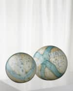 Image 1 of 5: Jamie Young Cosmos Glass Balls, Set of 2