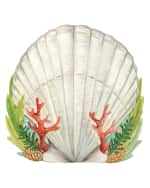 Image 1 of 2: Hester & Cook Set of 12 Shell Paper Placemat