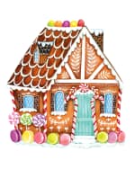 Image 1 of 2: Hester & Cook Set of 12 Gingerbread House Paper Placemat