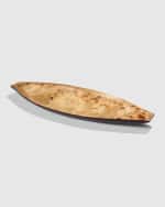 Image 1 of 2: LADORADA Burl Veneer Centerpiece