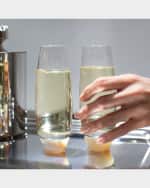 Image 2 of 3: ANNA New York Elevo 6 oz. Champagne Glasses, Set of 2