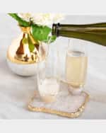 Image 3 of 3: ANNA New York Elevo 6 oz. Champagne Glasses, Set of 2