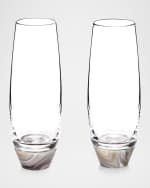 Image 1 of 3: ANNA New York Elevo 6 oz. Champagne Glasses, Set of 2