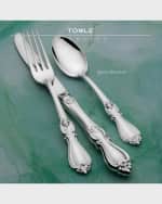 Image 2 of 2: Towle Silversmiths Queen Elizabeth 5-Piece Dinner Flatware Set