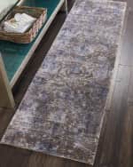 Image 1 of 5: Nourison Sara Hand-Knotted Rug, 2' x 8'