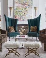 Image 2 of 6: Haute House Kendall Left Slant Chair