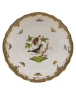 Image 1 of 2: Herend Rothschild Bird Brown Motif 04 Dinner Plate